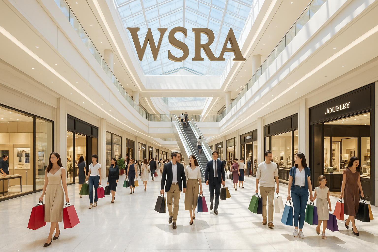 WSRA Net Yazılı Avizesiz AVM Görseli